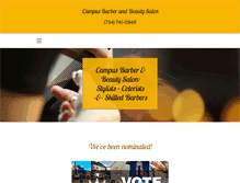 Tablet Screenshot of campusbarber.com